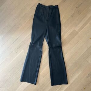 Missguided vegan leather trousers